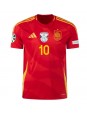 Spanien Dani Olmo #10 Heimtrikot EM 2024 Kurzarm